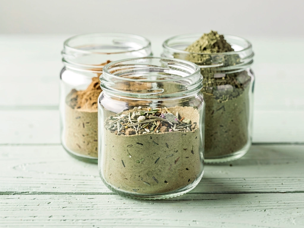 Ingredientes naturales envasados